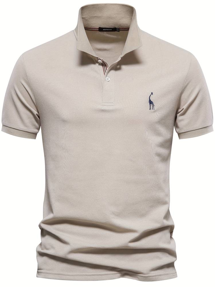 Mateo | Slim Fitted Klassisches Poloshirt mit dezentem Kragendetail