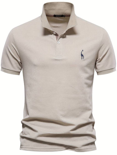 Mateo | Slim Fitted Klassisches Poloshirt mit dezentem Kragendetail