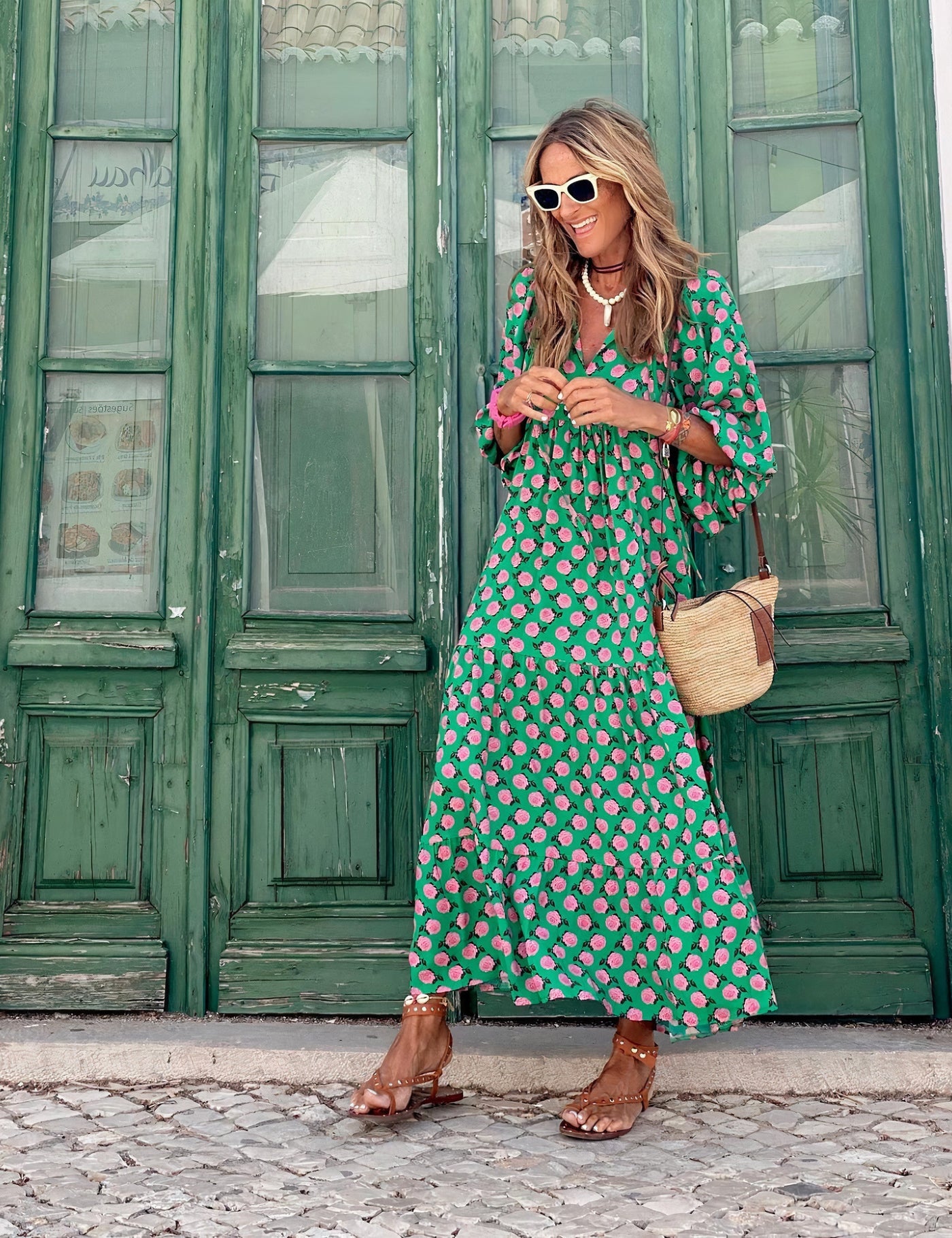 Langes Böhmisches Kleid für Damen