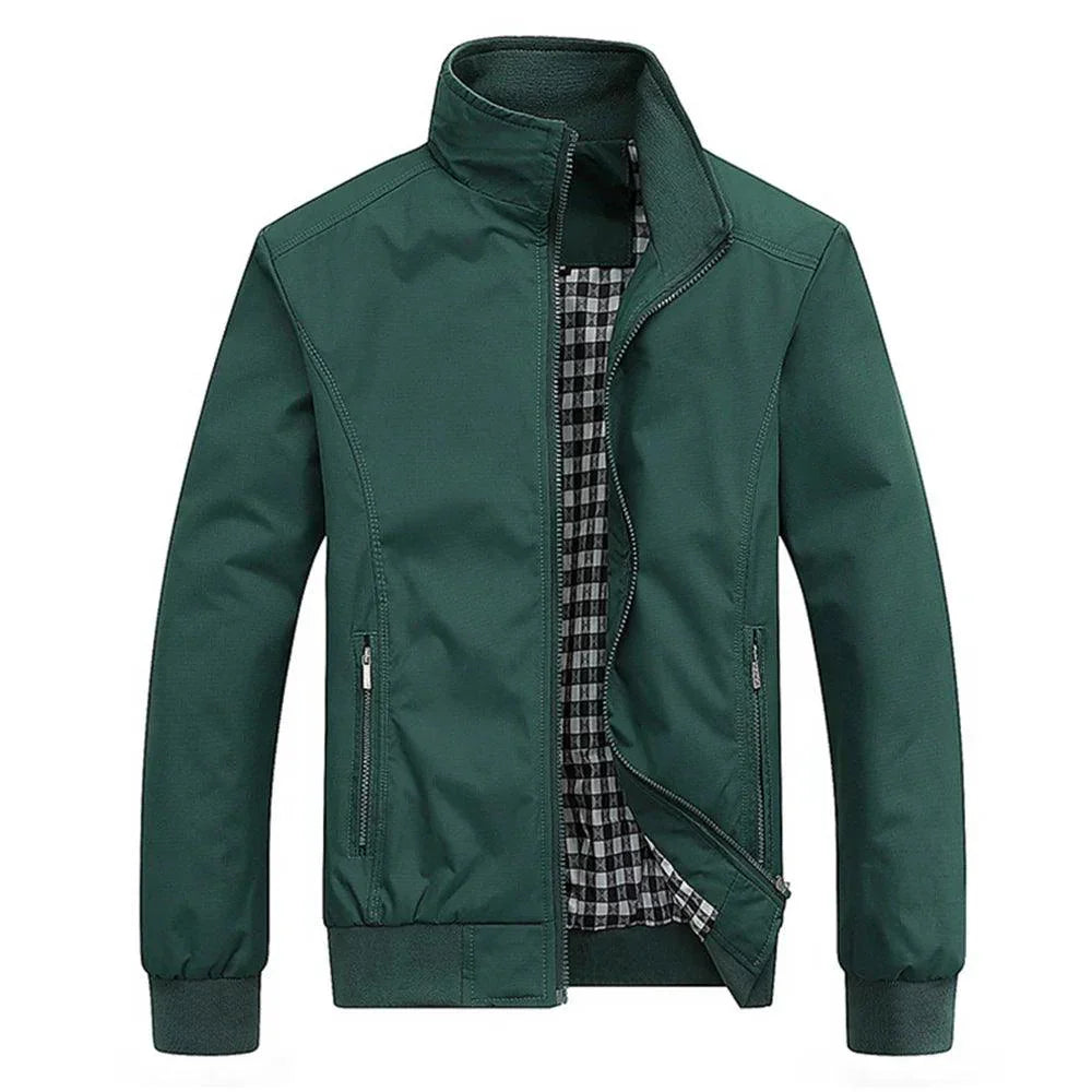Zip Up Jacke mit Taschen für Herren