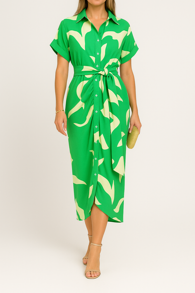 Avenelle – Modisches Sommerkleid mit A-Linien-Schnitt und Frischen Mustern