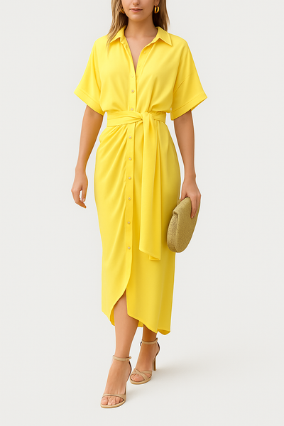 Avenelle – Modische Sommerkleid mit A-Linie und Frischen Prints