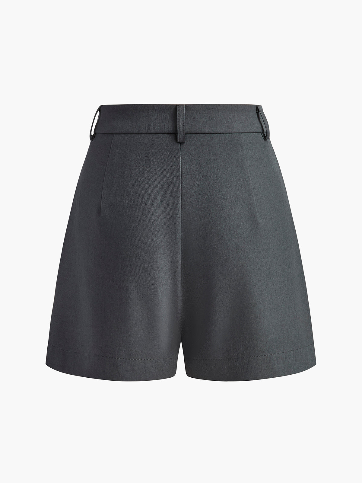 Leichte Mid-Waist Sommer Shorts Damen – Semi-Transparent, Ohne Gürtel