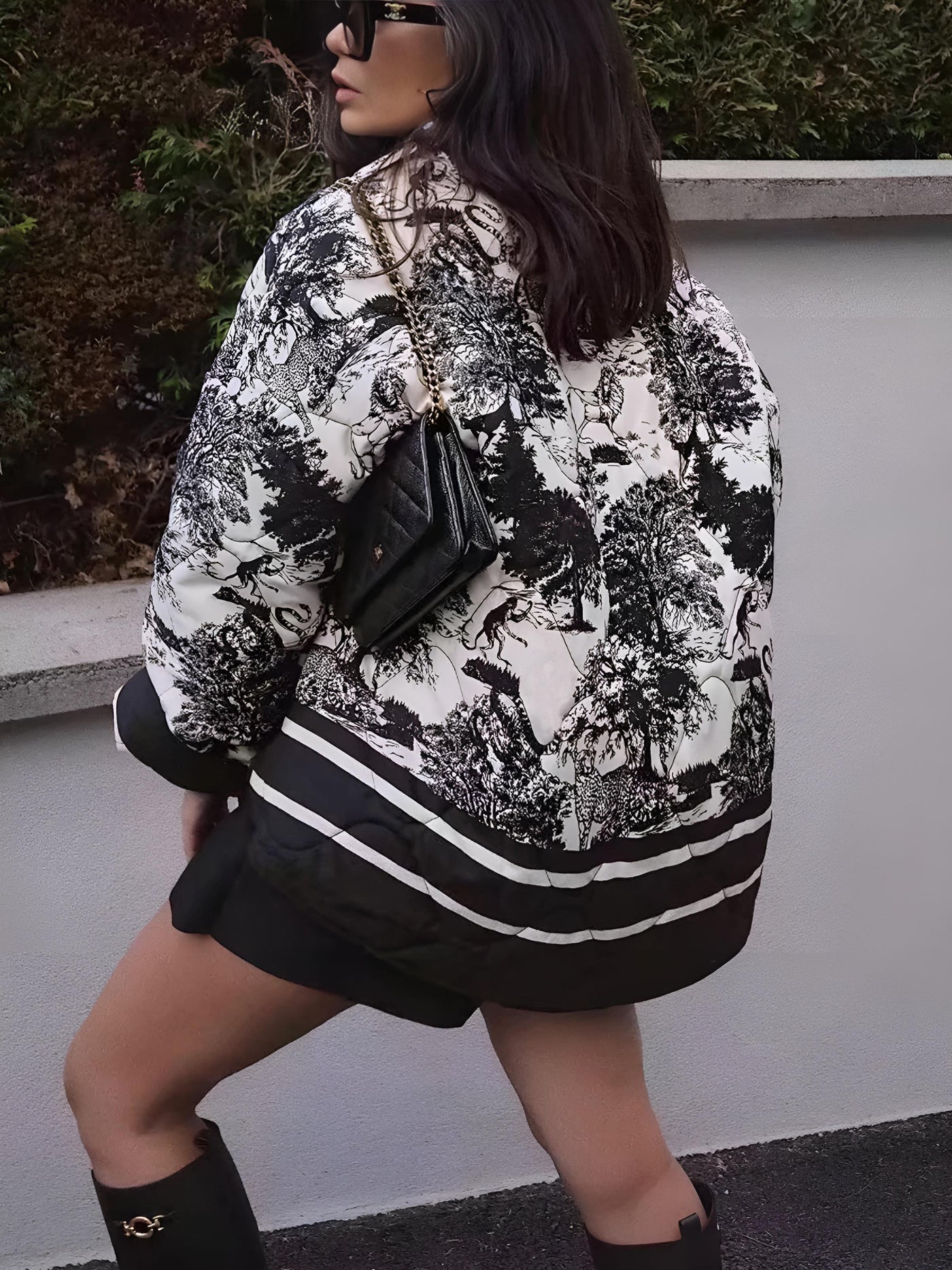Leichte Sommerjacke mit Kunstvollem Print – Eleganz trifft auf Komfort