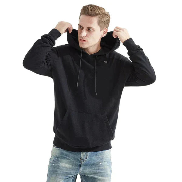 Beheizter Unisex Hoodie mit einstellbarer Temperatur – Thermo-Hoodie für kühle Tage