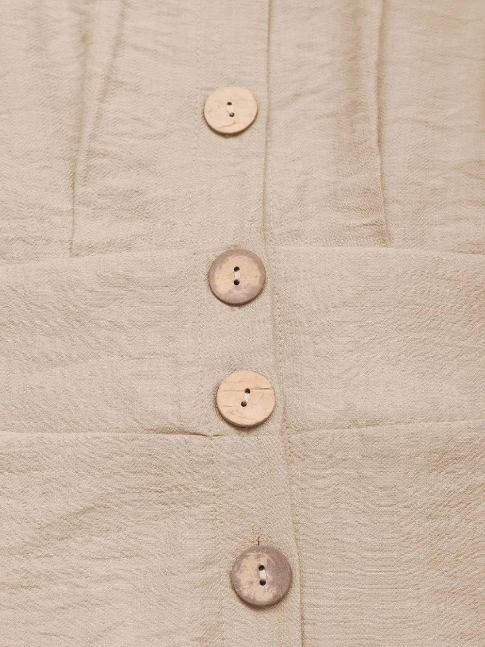 Bianca – Button Bloom Jumpsuit Damen Weites Bein Stilvoll