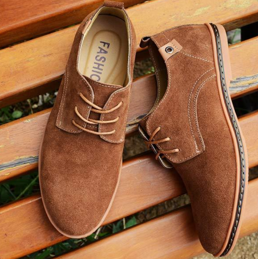 Florian | Orthopädische Herren-Schuhe Hochwertig aus Suede