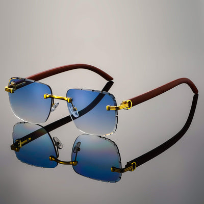Rahmenlose Retro-Brille Napoli