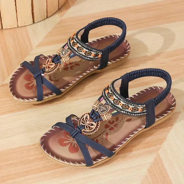 Mia - damen-sandalen zum hineinschlüpfen, bequem und stylisch