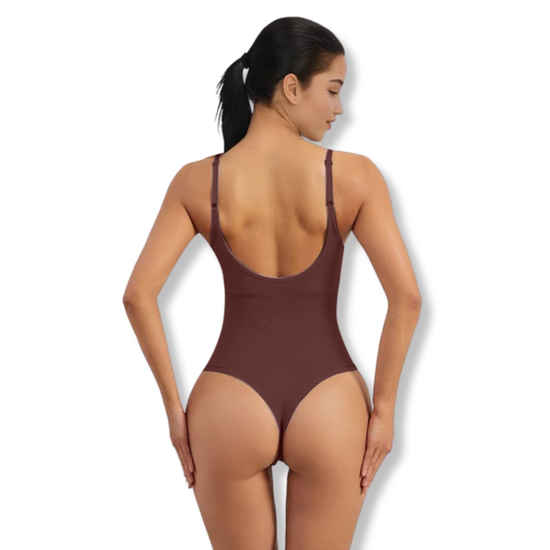 Korrigierender nahtloser Bodysuit-Tanga – Aveline