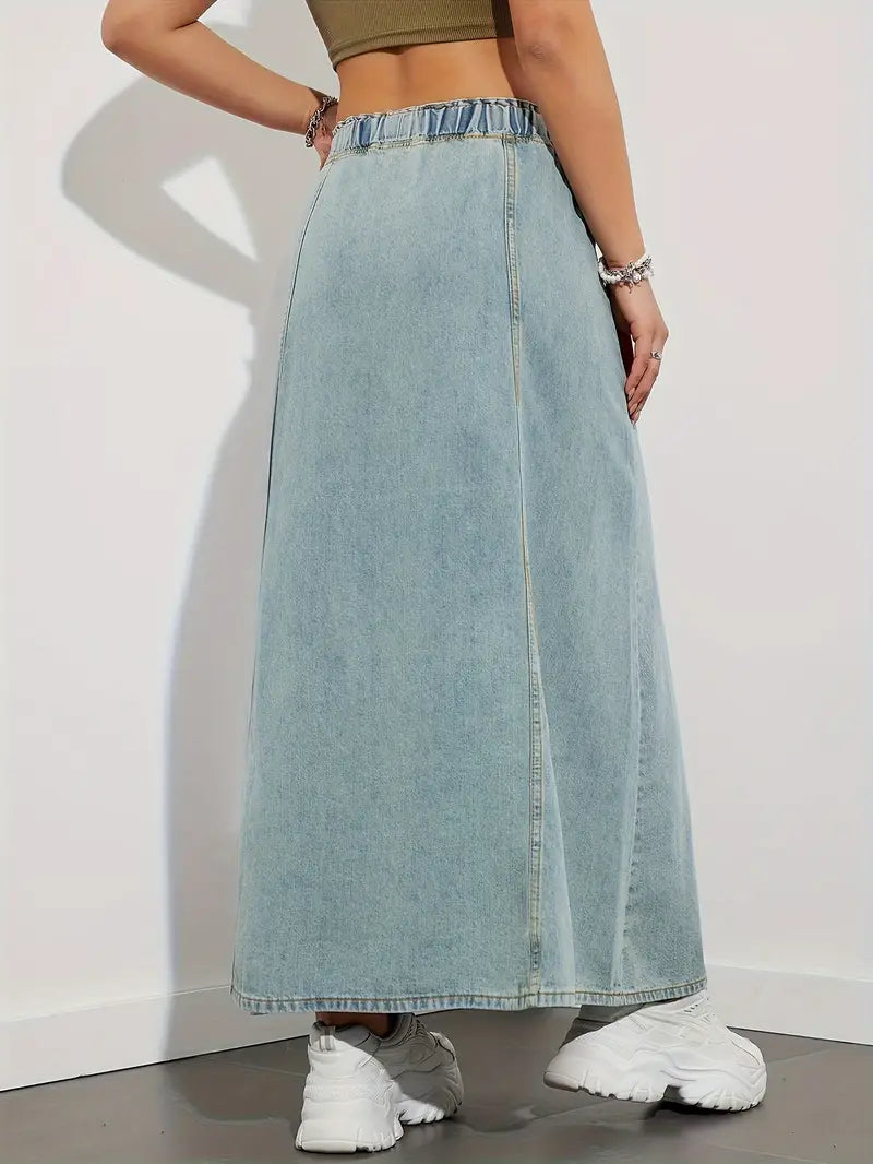 Bruna – Maxi-Jeansrock