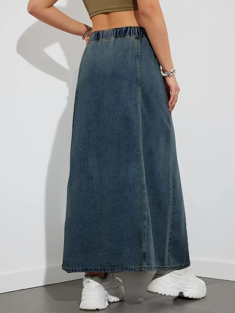 Bruna – Maxi-Jeansrock