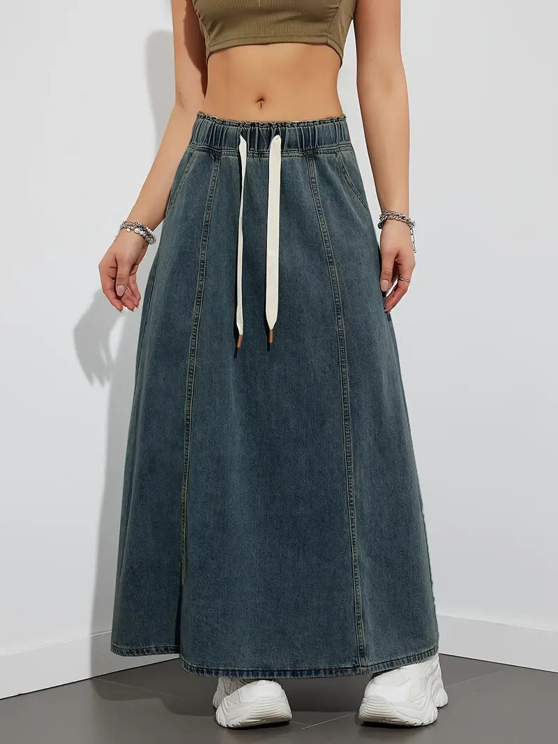 Bruna – Maxi-Jeansrock