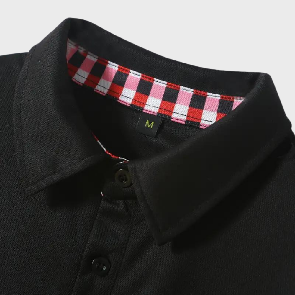 Langärmeliges Poloshirt für Herren