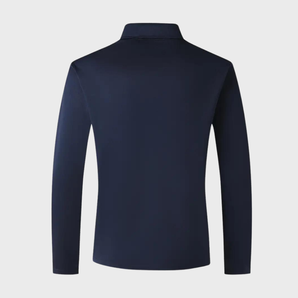 Langärmeliges Poloshirt für Herren