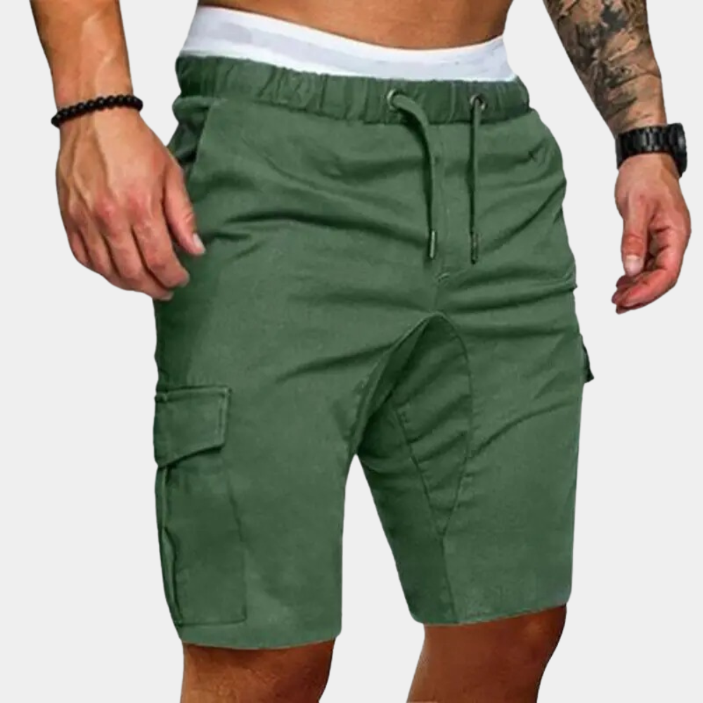 Herren Shorts mit elastischem Bund und Seitentaschen – Brennan