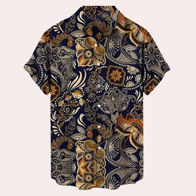 Milton - Lässiges Kurzarmhemd mit Knopfleiste für Herren