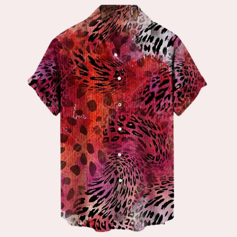 Milton - Lässiges Kurzarmhemd mit Knopfleiste für Herren