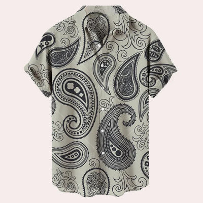 Milton - Lässiges Kurzarmhemd mit Knopfleiste für Herren