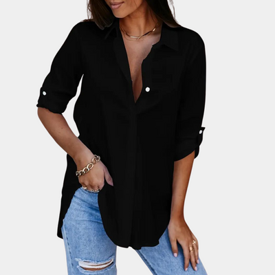 Bluse mit Langen Ärmeln für Damen
