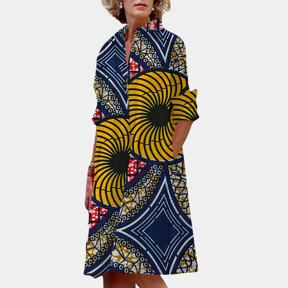 Midi-Kleid mit Print und Sommerlicher Passform – Ysolde