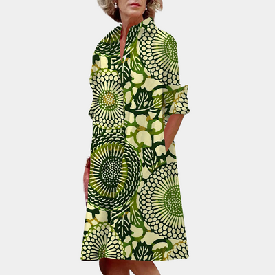 Midi-Kleid mit Print und Sommerlicher Passform – Ysolde