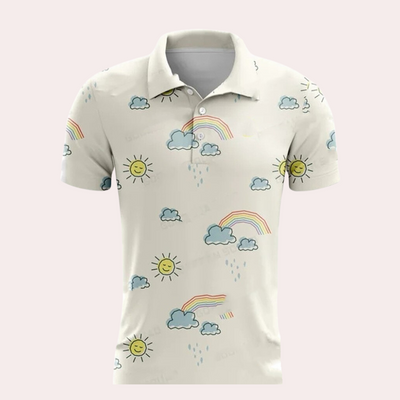 Sommerliches Herrenpoloshirt mit komfortablem Schnitt – Sven