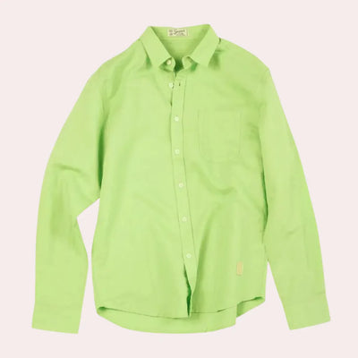 Alcide - Langärmelige Hemden aus Baumwolle und Leinen für Herren