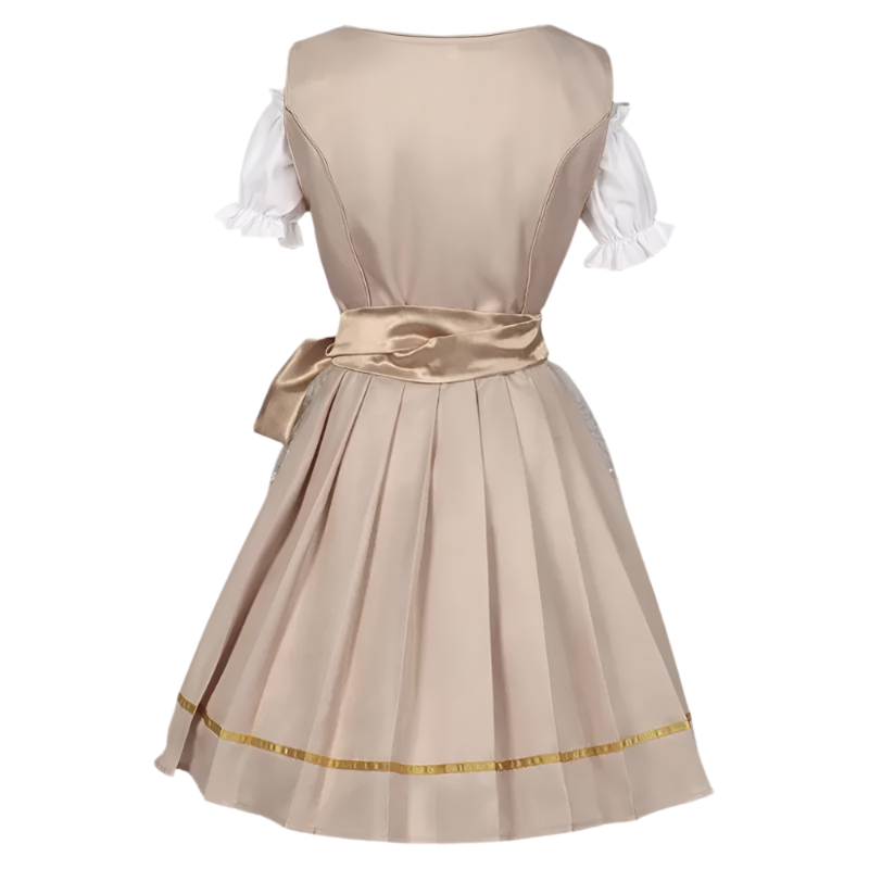 Beiges elegantes Oktoberfest Dirndl