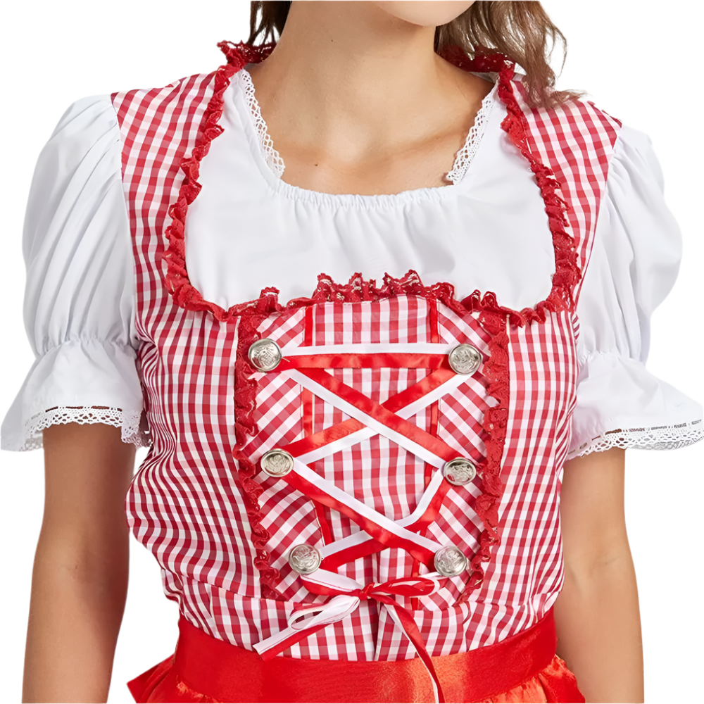 Rot Oktoberfest Dirndl