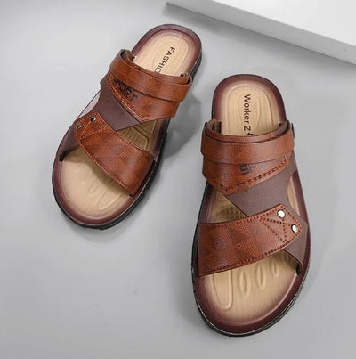 Winslow - Modische flache Sommer-Cross-Sandalen