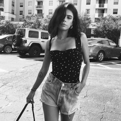 Carla – Gepunktetes Damen Top Sommerlich Und Stylisch