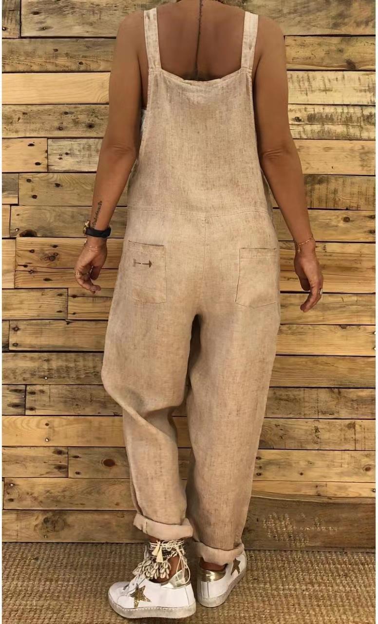 Charlotte- Cooler böhmischer Leinen Overall