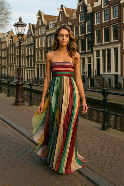 Zephora | Sommerliches Kleid mit Eleganter Taillierung