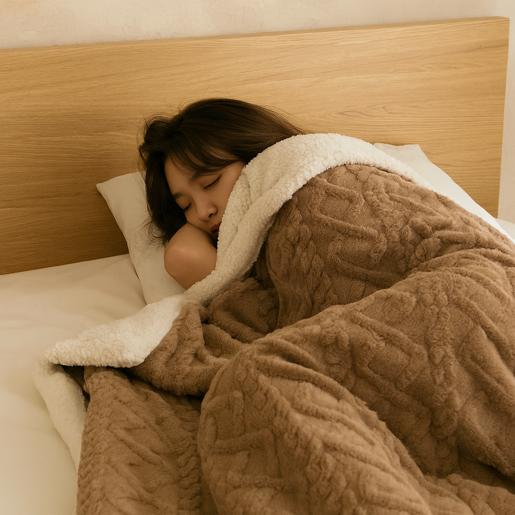 Soren | Dicke Winterdecke aus Lammwolle