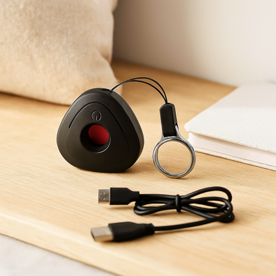 Tragbarer Kameradetektor – Wiederaufladbar mit Vibrations- und Lautlos-Modus, ideal für unterwegs und zu Hause