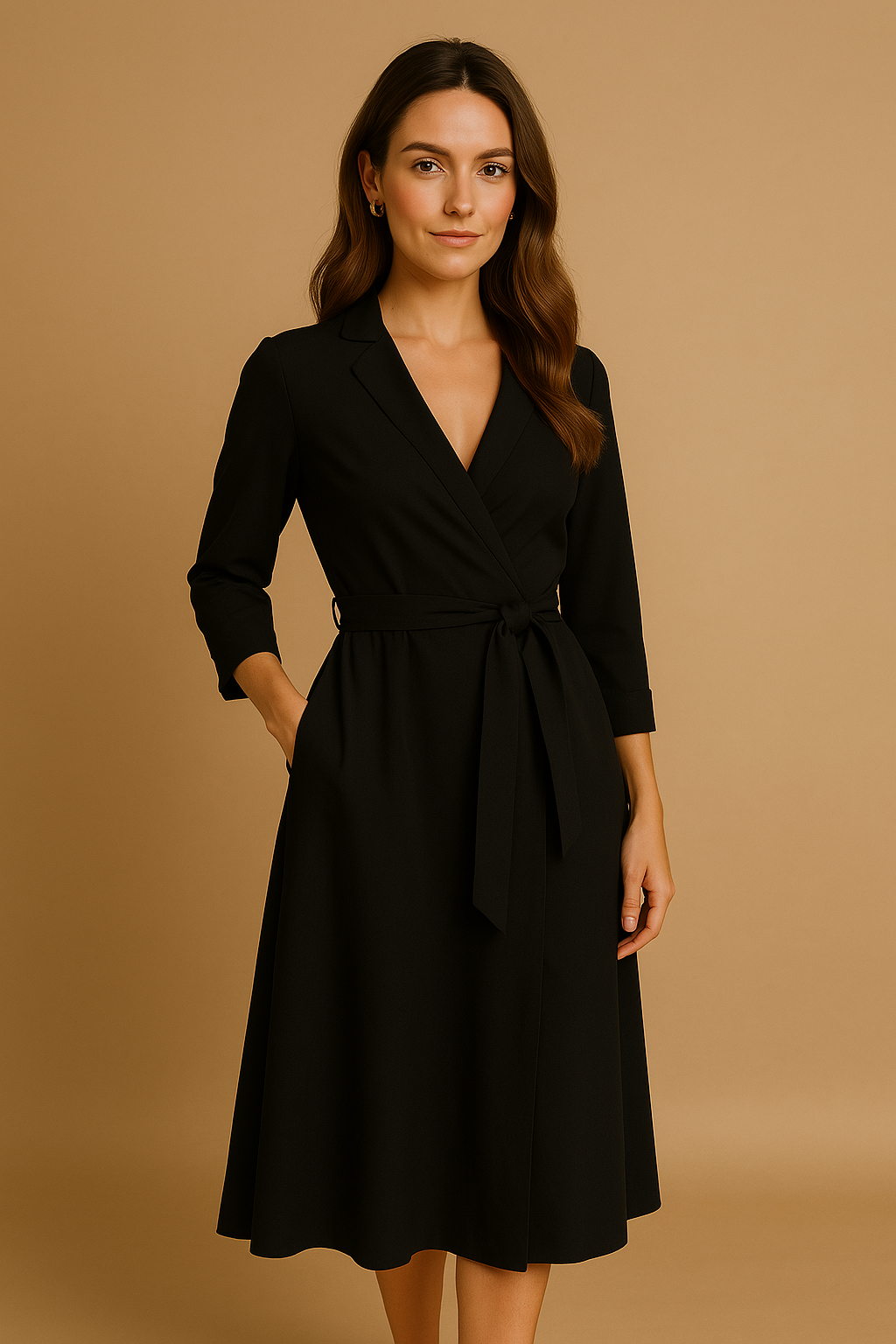 Noëlle™ | Stilvolle Blusen-Kleid