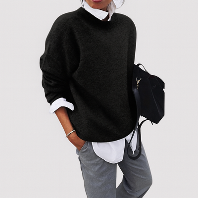 Klassischer Senfgelber Strickpullover – Mühelose Eleganz