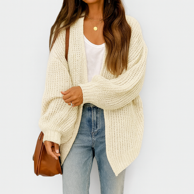 Grobe Strickjacke – Entspannte Passform mit mühelosem Stil