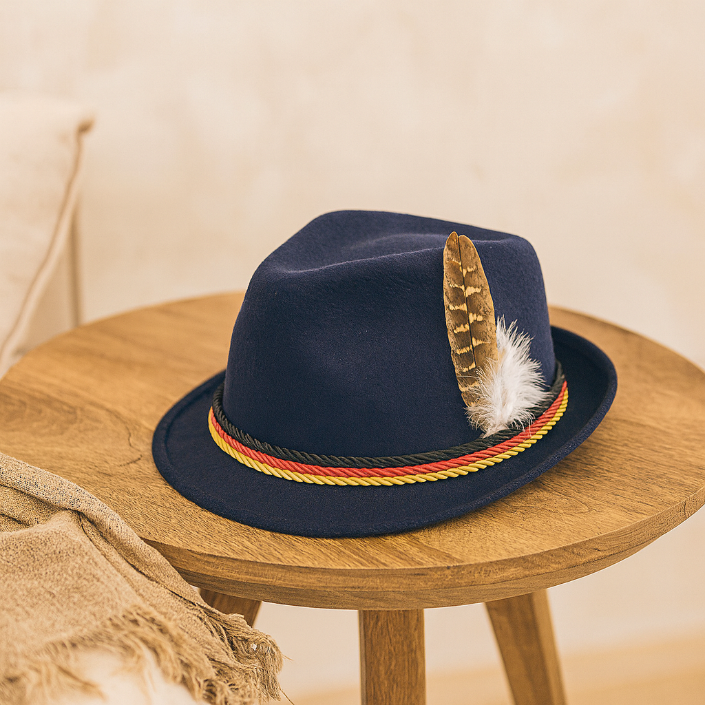 Oktoberfest Hut Herren – Münchner Jazzhut im Bayerischen Stil