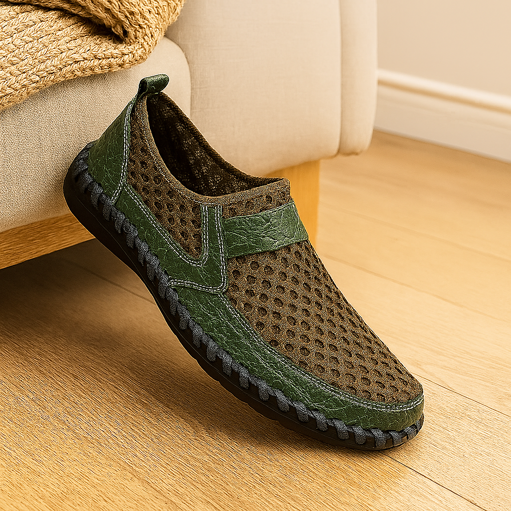 Herren-Loafer – Outdoor-Schlupfschuhe mit Gummisohle