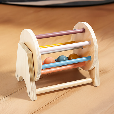 Holztrommel – Frühförderinstrument für Kleinkinder von 0–3 Jahren