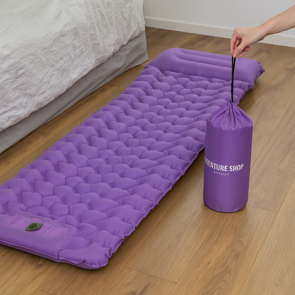 TrekLig Selbstaufblasende Isomatte – Leichte Campingmatratze für Outdoor-Komfort