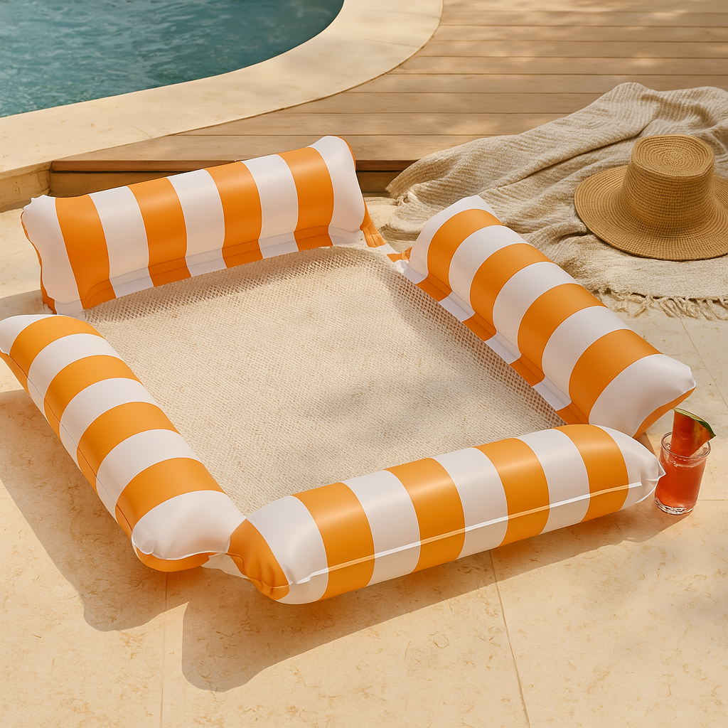 Aufblasbare Poolliege – Komfortable Schwimmliege für Erwachsene und Kinder