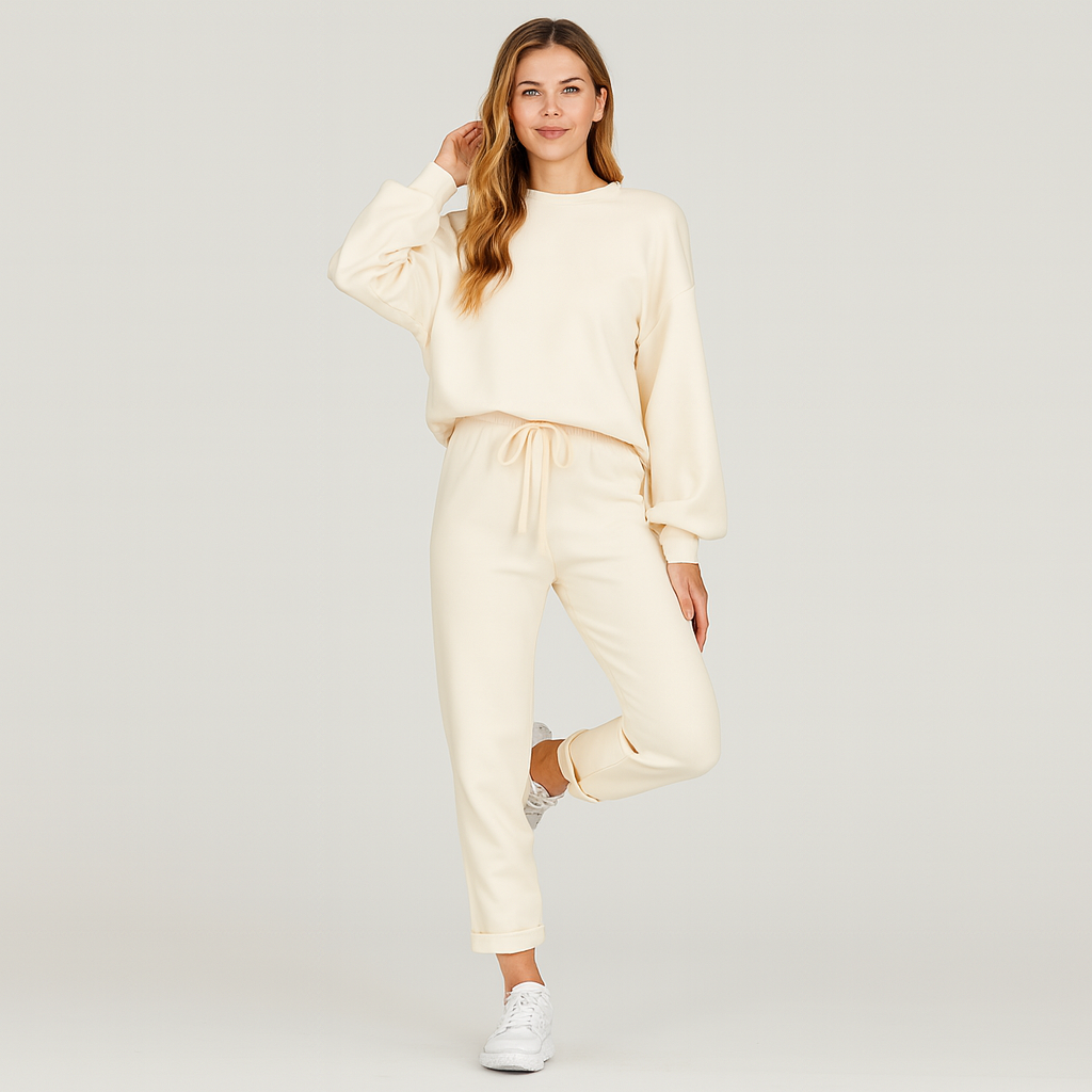 Eleganter Damen-Trainingsanzug – Stilvolles Loungewear-Set für Zuhause oder Freizeit