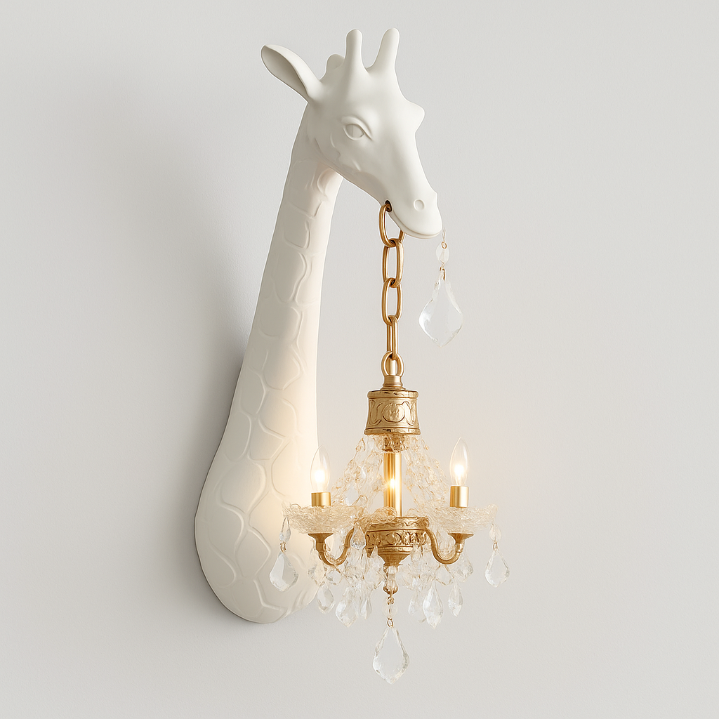 GlowNeck – Giraffenförmige LED-Wandlampe mit warmem, weichem Licht für einzigartige Einrichtung