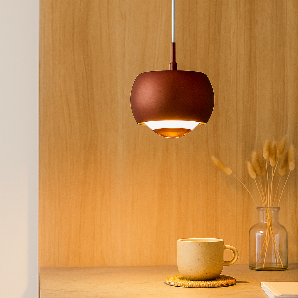 HaloForm – Minimalistische Pendelleuchte mit LED-Licht und elegantem kreisförmigem Design