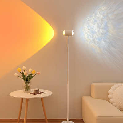 SolAura – USB-Sonnenuntergang-Projektionslampe für warme und stimmungsvolle Beleuchtung