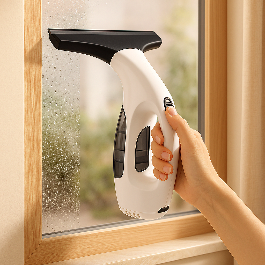 ClarityPro | Kabelloser Fenstersauger und Gummischaber