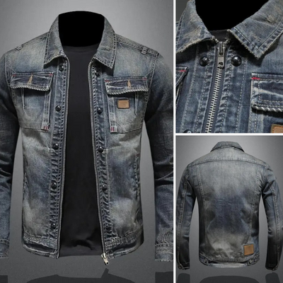 Lorenzo Klassische Denimjacke für Männer